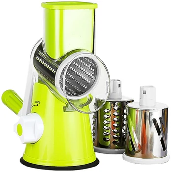 

Multi-Function Vegetable Grater Chopper Spiral Slicer Kitchen Gadget Hot New Multi-Function Manual Rotating Fruit Cutting Tool