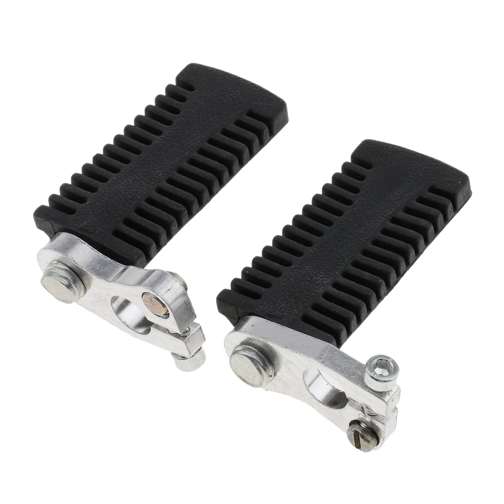 Motorbike ATV Foot Rests Pedals Footpegs 2PCS for 47cc 49cc Mini Pocket Bike motorcycle accessories motorcycle footrests motorcycle foot pedals