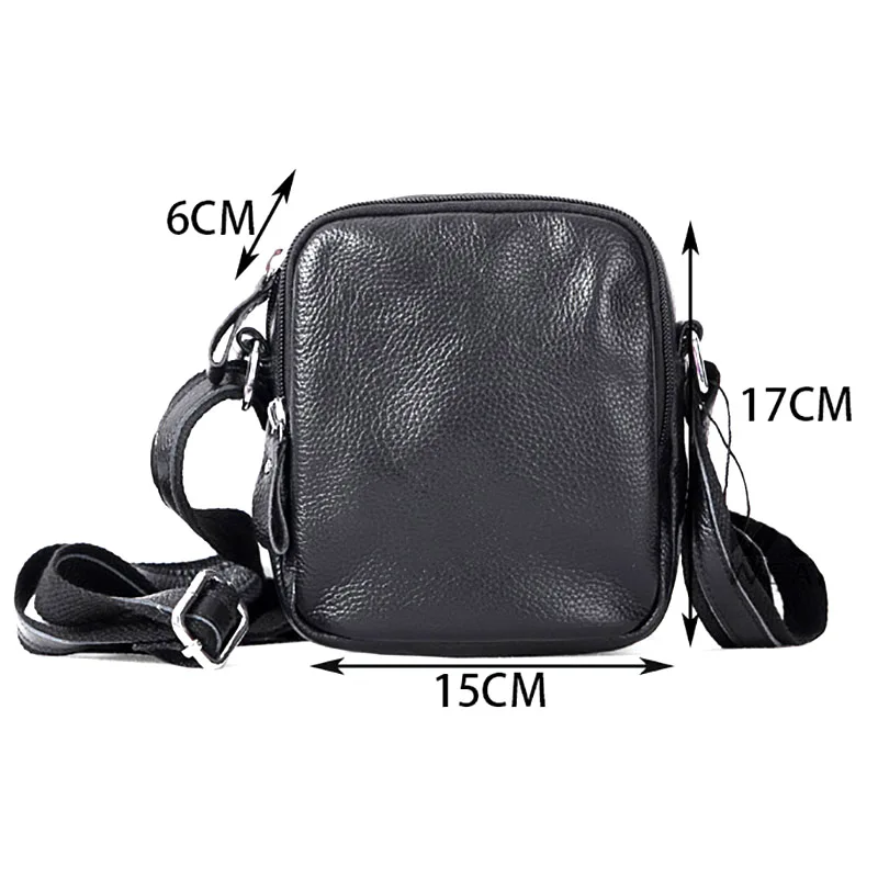 EUMOAN Мужская сумка из воловьей кожи, многофункциональная Повседневная сумка на шею для мобильного телефона, кожаная сумка на плечо, маленькая сумка для переноски