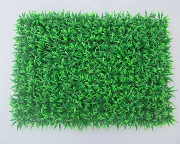 

60cm * 40cm Artificial Grass plastic boxwood mat green grass lawn turf Outdoor Decorative SGS UV Proof Fake Ivy Fence Bush