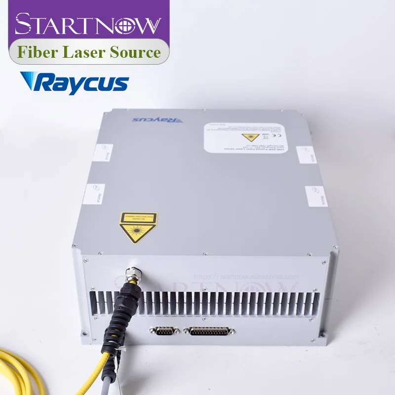 Raycus 20 50 Вт Q switched импульсный волоконный лазерный источник Выход защитный разъем