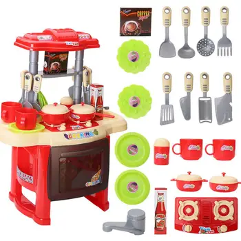 

Kids Girls Cooking Kitchen Role Pretend Chef Play Set Great Gift Toy Play House Toys