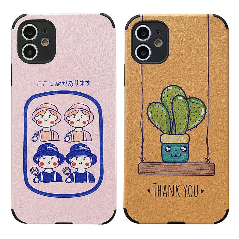 

For IPhone 7 8 7 Plus 8 Plus Luxury Silicone Shockproof Phone Case For IPhone 7Plus 8Plus Cartoon Silk pattern Soft Cases Capa