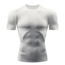 Мужская спортивная одежда для бега, быстросохнущая футболка, спортивная одежда для баскетбола, футбола, тренировок, тренажерного зала, фитнеса, костюм для бега