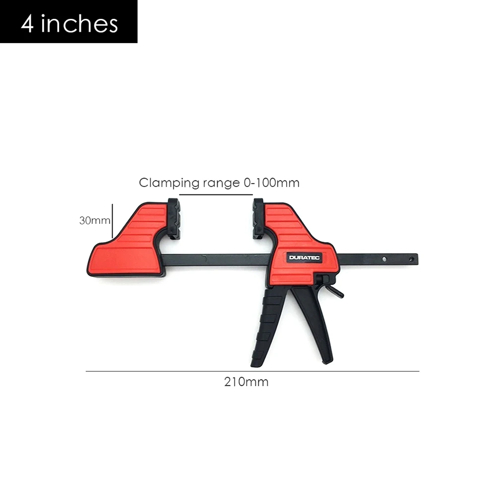 

Hot New 4-Inch Fast Clip Fixing F Fixture Heavy Duty Wood Board Clamp Strong Clamp Woodworking Tool