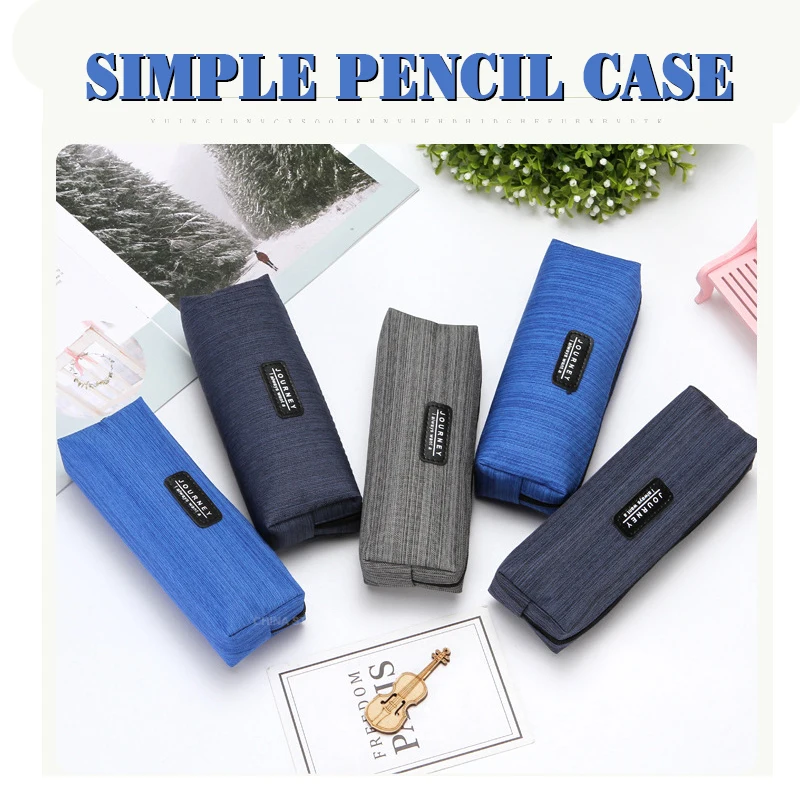 

New Simple Pencil Case Pupils' Pencil Case Printed Niujin Cloth