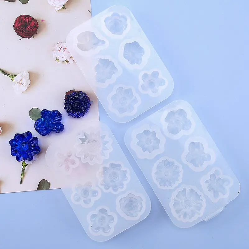 Floral Silicone Mold for DIY Crafts & Jewelry Making