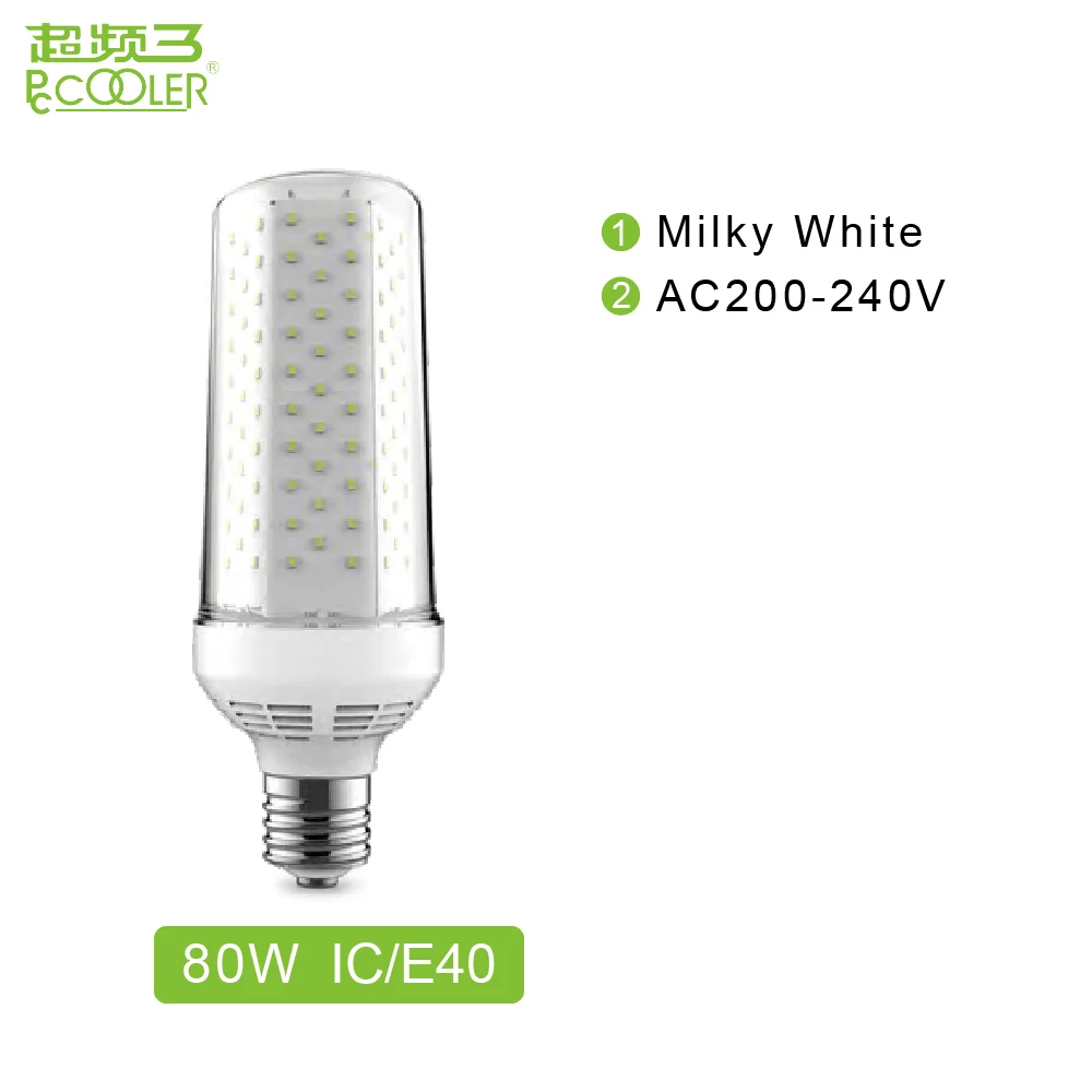 8.347-00078 Pccooler светодиодный светильник E26/E27/E39/E40 2835 AC100-240V Кукуруза лампы 20 Вт, 30 Вт, 40/60/80 Вт 360 Угол луча светильник для сада со склада - Испускаемый цвет: 8.347-00078