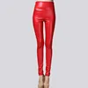 Autumn Winter Women Thin Velvet PU Leather Pants Female Sexy Elastic Stretch Faux Leather Skinny Pencil Pant Women Tight Trouser ► Photo 3/6
