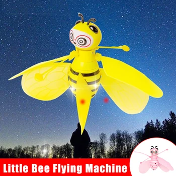 

Mini Flying Ball Bee Toys Gesture Sensor Induction Helicopter Stable with Lighting FJ88