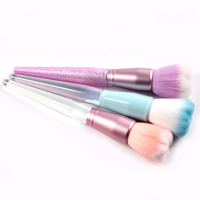 TSZS Popular Round Small Flower Brush Nail Paint Gel Dust Cleaning Brushes Make Up Brush Nail Art Manicure Tool