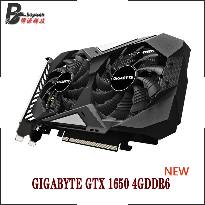 GIGABYTE GTX 1650 4G Desktop CPU Motherboard NEW GDDR5 GDDR6 128 bit graphics card for gaming pc