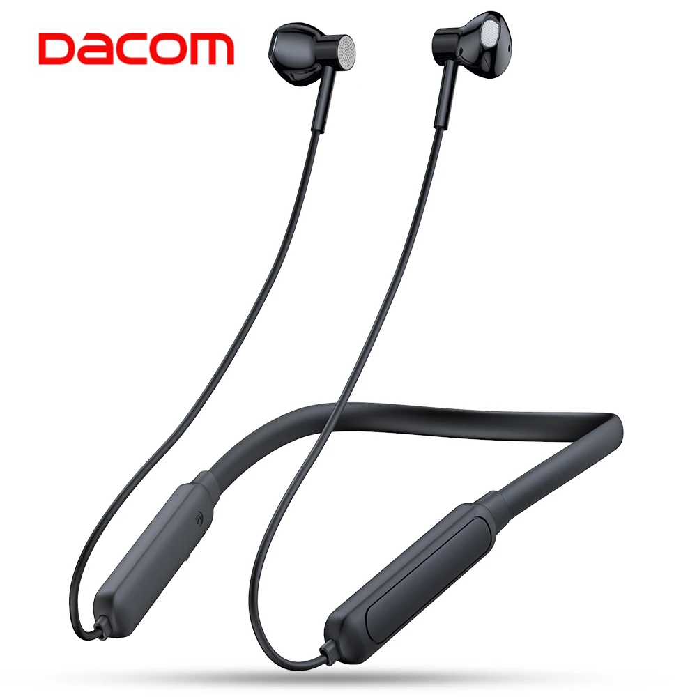 Dacom G03H Спортивные Bluetooth наушники с шейным ободком 5,0 беспроводные наушники высокого качества с микрофоном для IPhone Xiaomi samsung