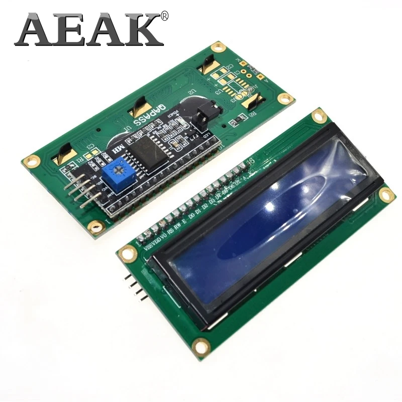 Модуль ЖК дисплея AEAK 1 шт. синий экран IIC/I2C 1602 для arduino дисплей UNO r3 mega2560 1602|lcd module|screen