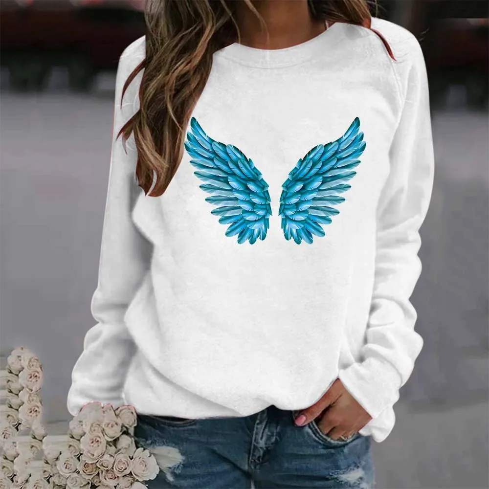 Woman Sweatshirts Female Hoodie Long Sleeves O-neck Pullovers 2024Trend Sporty Fashion Tracksuit Harajuku Clothes Woman Clothing