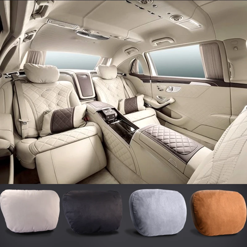 Memory Foam Pillow Headrest For Mercedes Benz Maybach S Class Car Travel  Neck Rest Supplies, Back Backrest Pillow, Seat Cushion Support THIR263V  From Wedsw77, $38.65