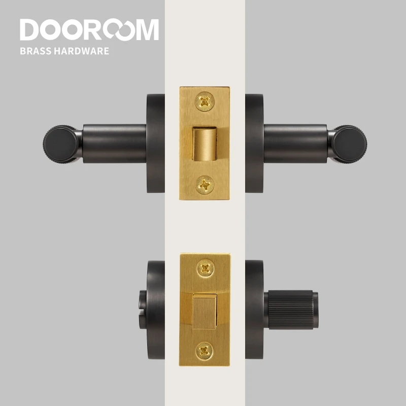 Набор латунных дверных рычагов Dooroom комплект фиксаторов для интерьера спальни