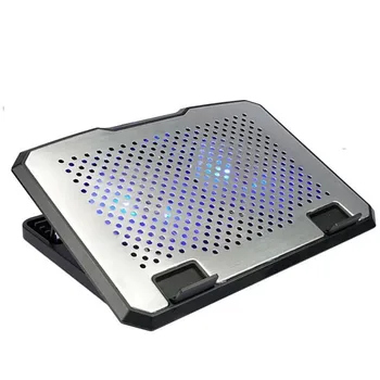 

Laptop Cooling Pad Quiet Notebook Cooler Pad Stand 2 USB Powered Air Fan For Asus For Lenovo For Dell Laptop Sizes Under 15inch