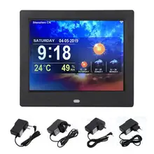 8 дюймов многофункциональные умные цифровая камера с Wi-Fi для фото настенные часы прогноз погоды на тонкопленочных транзисторах на тонкоплёночных транзисторах 4:3 Экран