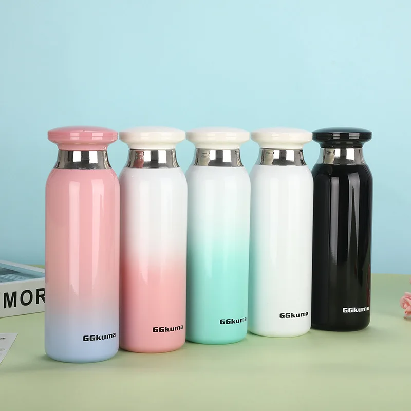 

Cool Diamond Glass Creative Simple Gradient Color Insulated Stainless Steel Bottle Gift Cup Student Cup