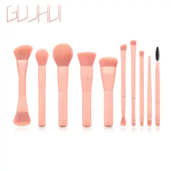 

10 Pcs/Set Makeup Brushes Set For Foundation Powder Blush Eyeshadow Concealer Lip Eye Make Up Brush Cosmetics Beauty Tools TSLM1