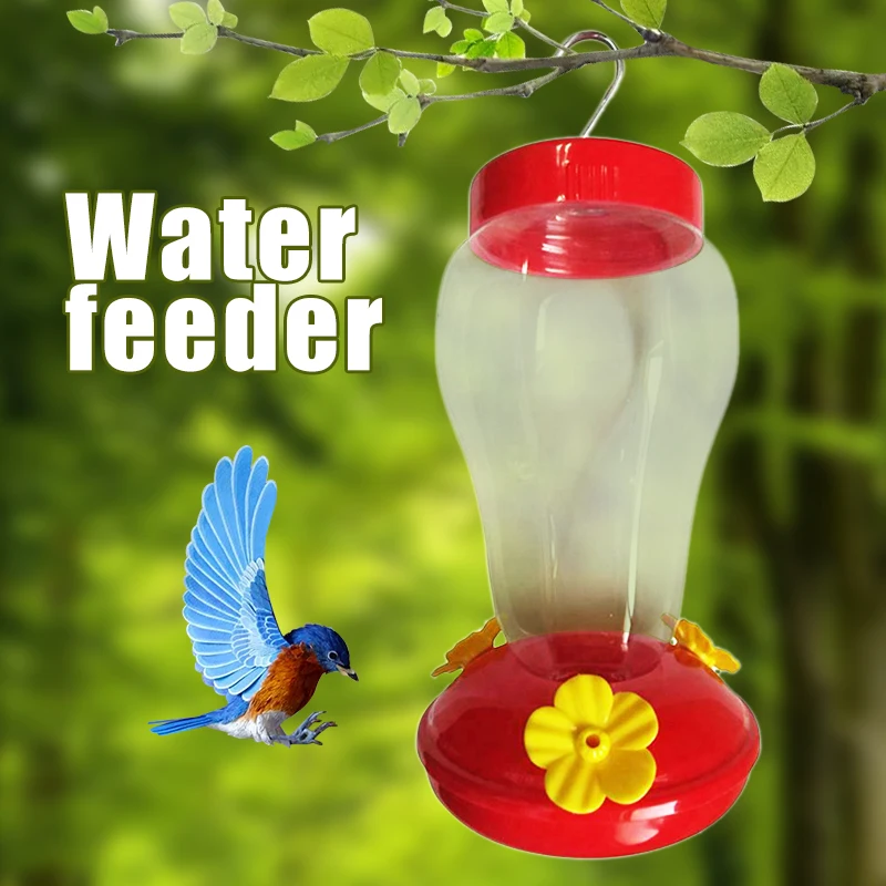 

1Set Bird Drinker Feeder Plastic Bird Water Feeder Bottle Hummingbird Hanging Bottle Water Dispenser