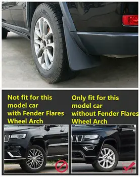

Splash Guards Mud Flaps Mud Guards 4pcs For Jeep Grand Cherokee 2014-2018