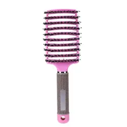 Enhance Your Hair: Premium Scalp Massage & Detangling Brush for Salon - Quality Styling (06)