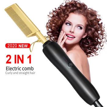 

Hair Straightener hot comb straightener Straightening Brush beard straightener Hair Straight Styler Corrugation Curling