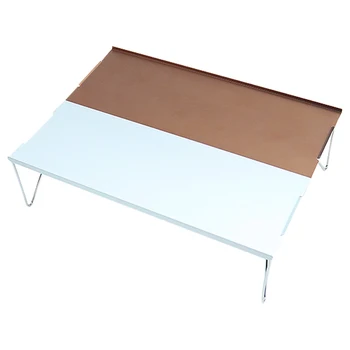 

Folding Table Outdoor Camping Bamboo Board Dask Portable Oicnic Barbecue Small Table Table