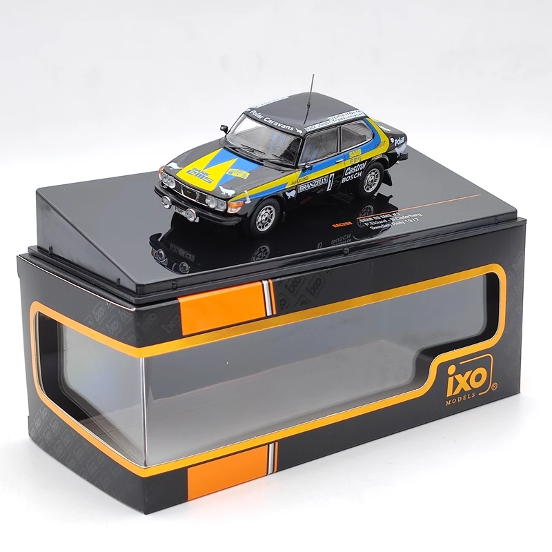 IXO 1:43 для SAAB 99 EMS #1 P.Eklund B.Cederberg Swedish Rally 1997 RAC298 литье под давлением модели