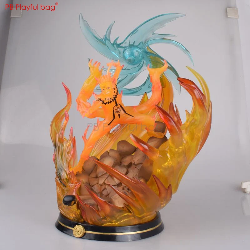 33-35 см японское аниме Uzumaki& Uchiha Sasuke фигурка большого размера украшение комнаты ПВХ-collecible-кукла-Игрушка Аниме-экшн-фигурка HE59