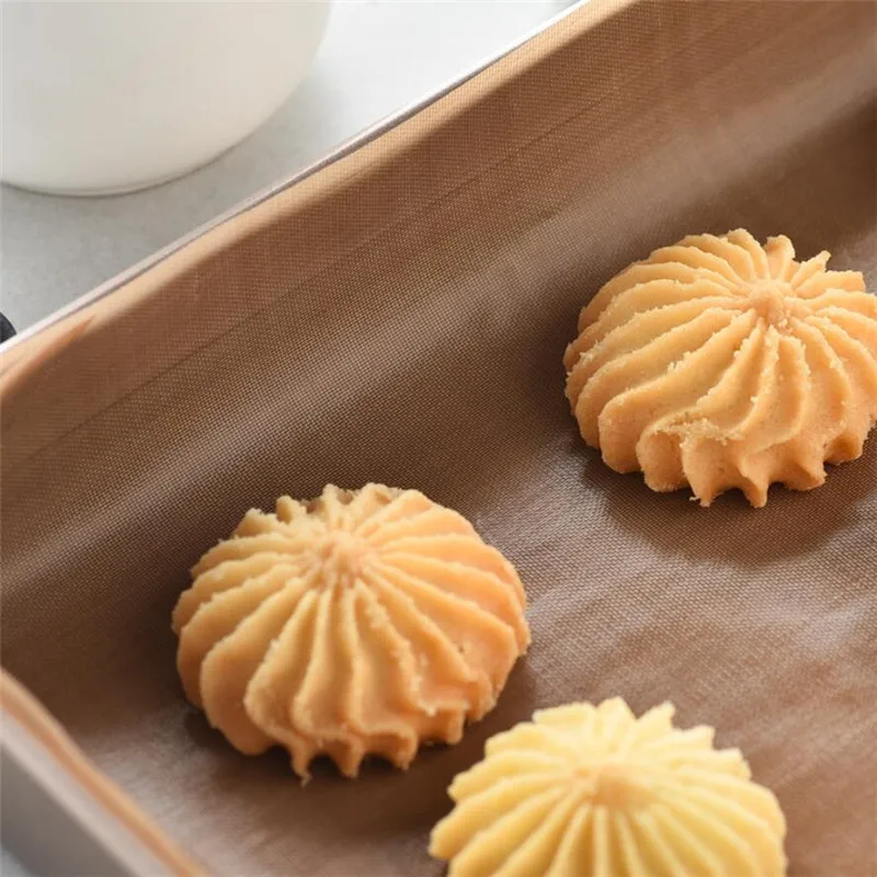 Reusable Baking Mat High Temperature Resistant Sheet Pastry Baking Oilpaper Pad Non-stick 40X60CM For Outdoor BBQ Cookies