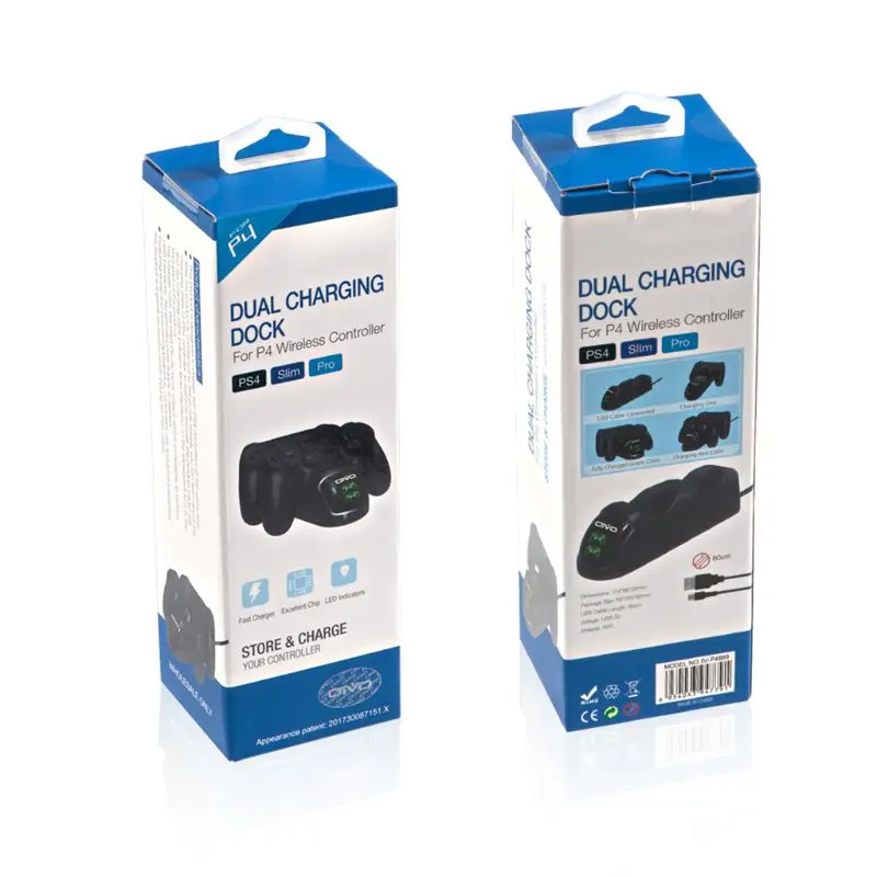 USB зарядное устройство Dual USB быстрая зарядная док-станция для Playstation 4 PS4 Slim/PS4 Pro контроллер Джойстик ручка аксессуары