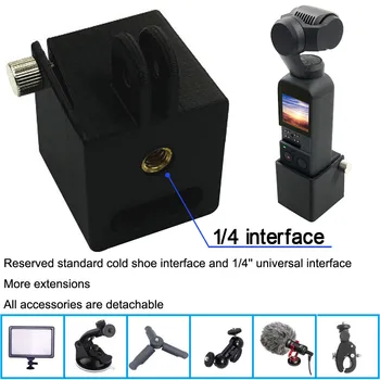 

For DJI OSMO Pocket Handheld Gimbal Extension Rod Selfie Stick With 1/4 Screw Adapter For DJI Osmo Pocket New Arrival fashion