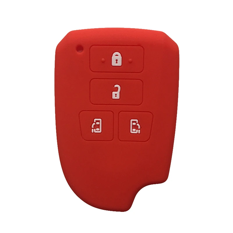 

Rubber Key Cover Cap For Toyota Highlander Sienta MPV Spade Hiace 200 Remote Control Case For Keychain Alarm For Car Key