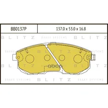 Колодки Тормозные Дисковые Nissan Juke/Teana 03- Blitz арт. BB0137P
