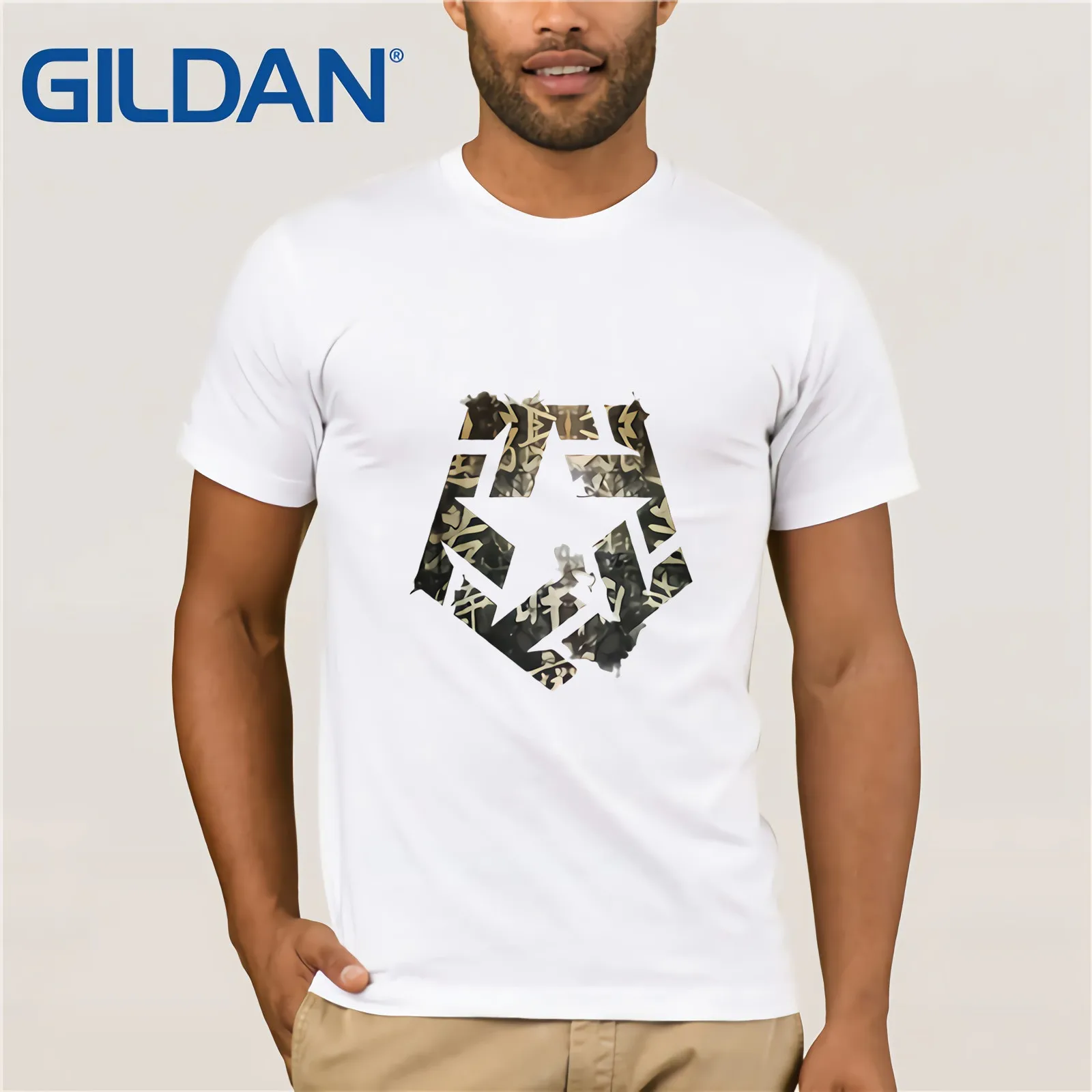 Tribal gear оригинальная японская Наполняющая Футболка белая мужская забавная