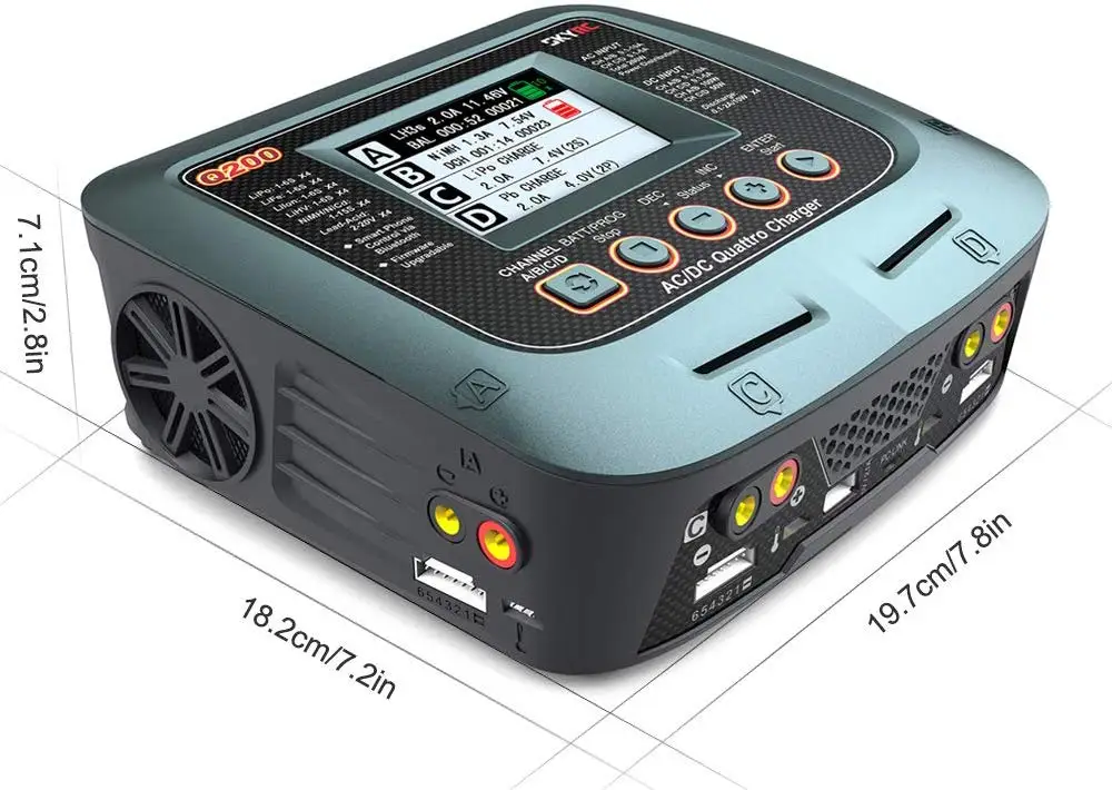 Интеллектуальное балансирующее зарядное устройство SKYRC Q200/зарядное Dis + senor