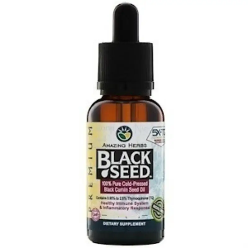 

Amazing Herbs Black Seed Oil - Cold Pressed - Premium - 10ml