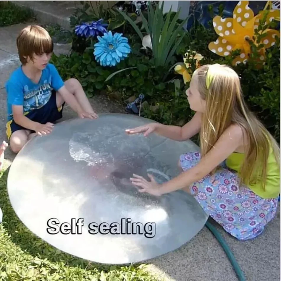 Pink Super Wubble burbuja Bola Gigante Niños Juego De Jardín Al Aire Libre diversión del verano nuevo 