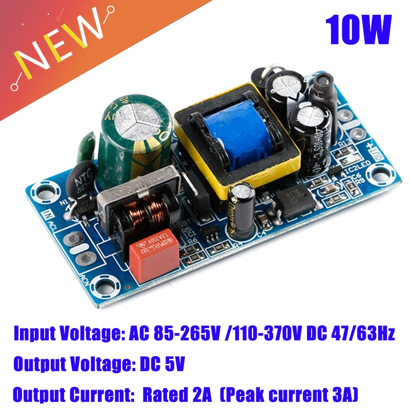 10W AC-DC Converter module AC 110V 220V 120v 230v to 5V 2A 3A DC ...