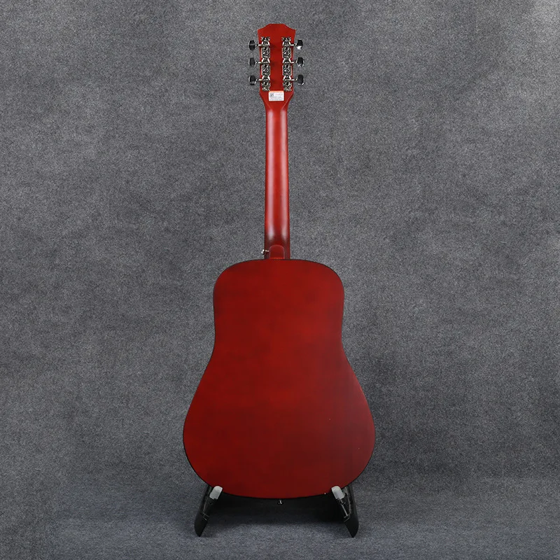 38 дюймов народная гитара начинающих деревянная гитара из липы lian xi qin кольцевого валика древесины Цвет