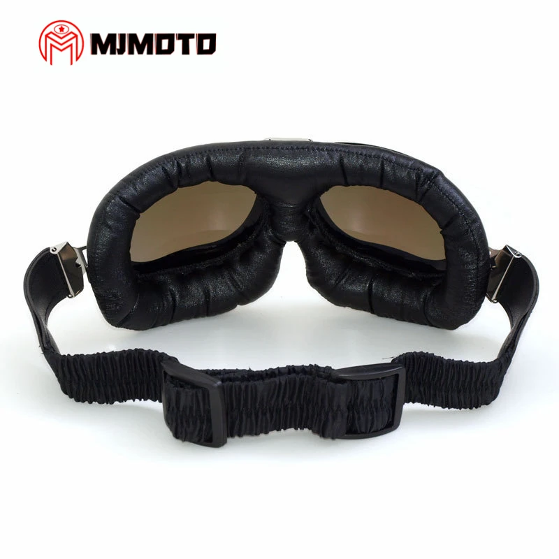 MJMOTO мотоциклетные очки ретро мотоцикл Пилот шлем очки винтажные Авиатор скутер круизер стимпанк ATV велосипед солнцезащитные очки