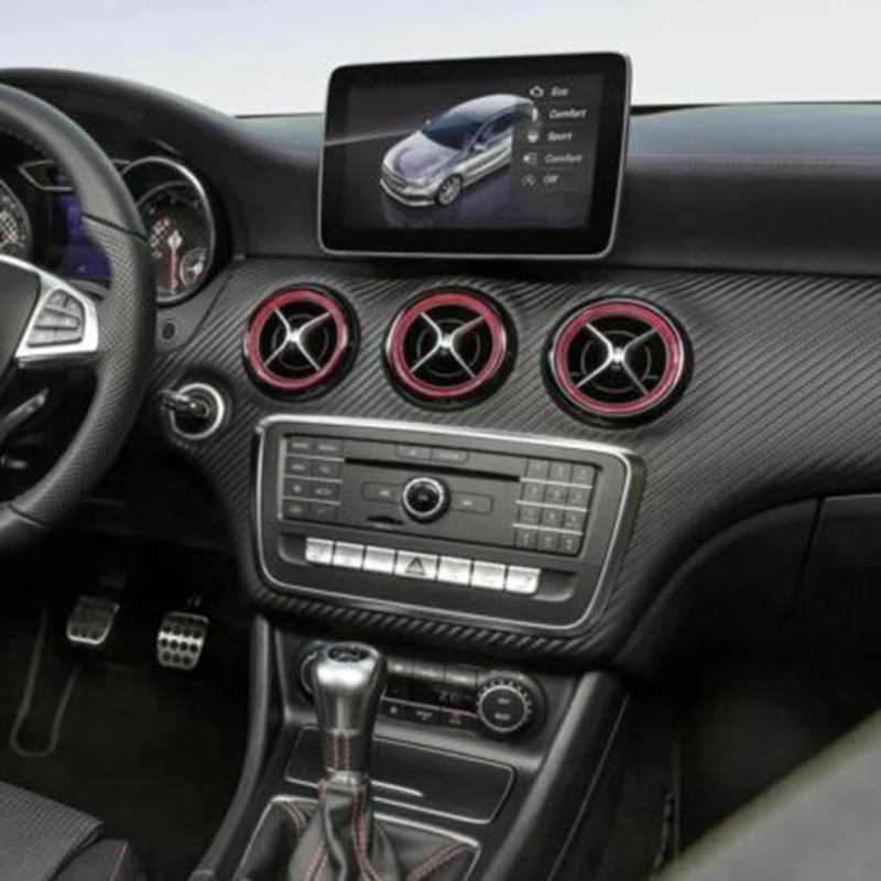 Внутренняя воздушная розетка рамка кольцо Передняя Задняя для Mercedes Benz CLA GLA класс 2013- накладка