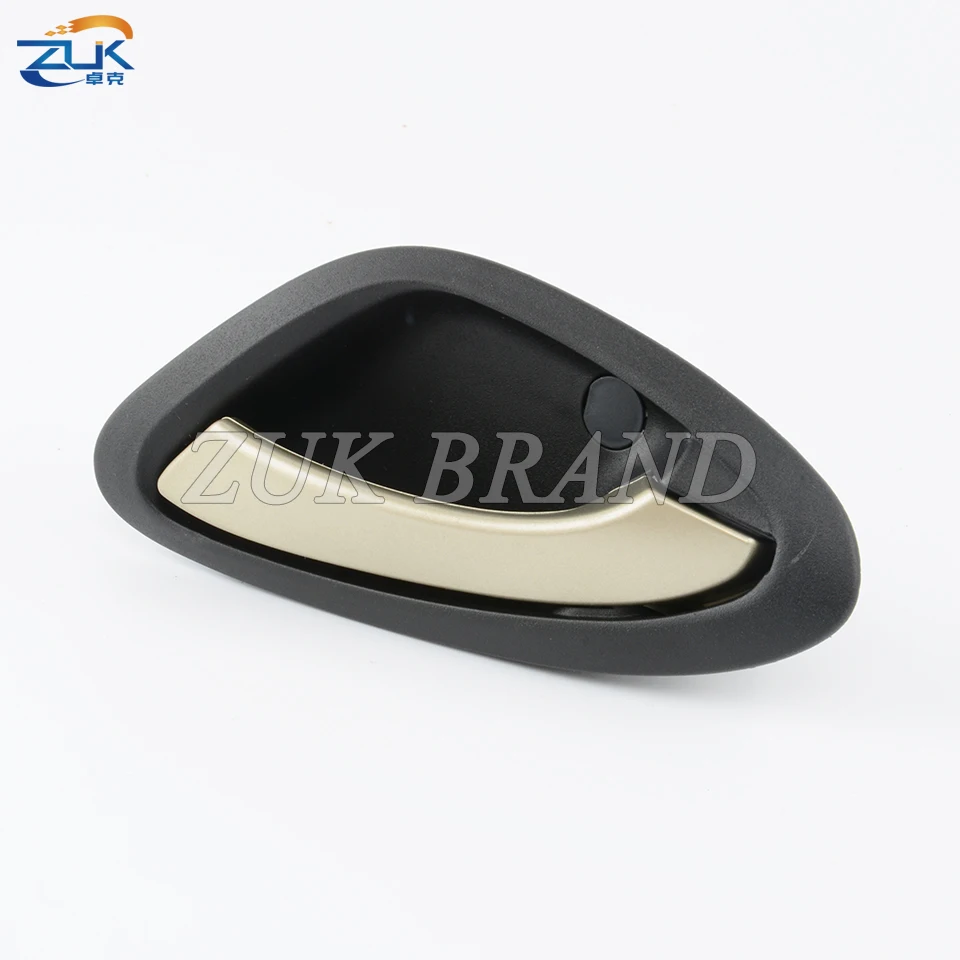 ZUK Beige Warna Hitam Mobil Dalam Handle Pintu Interior Menangani untuk  HONDA FIT JAZZ CITY GD 2003-2008 72160-SEN-H11 72120-SEN-H11