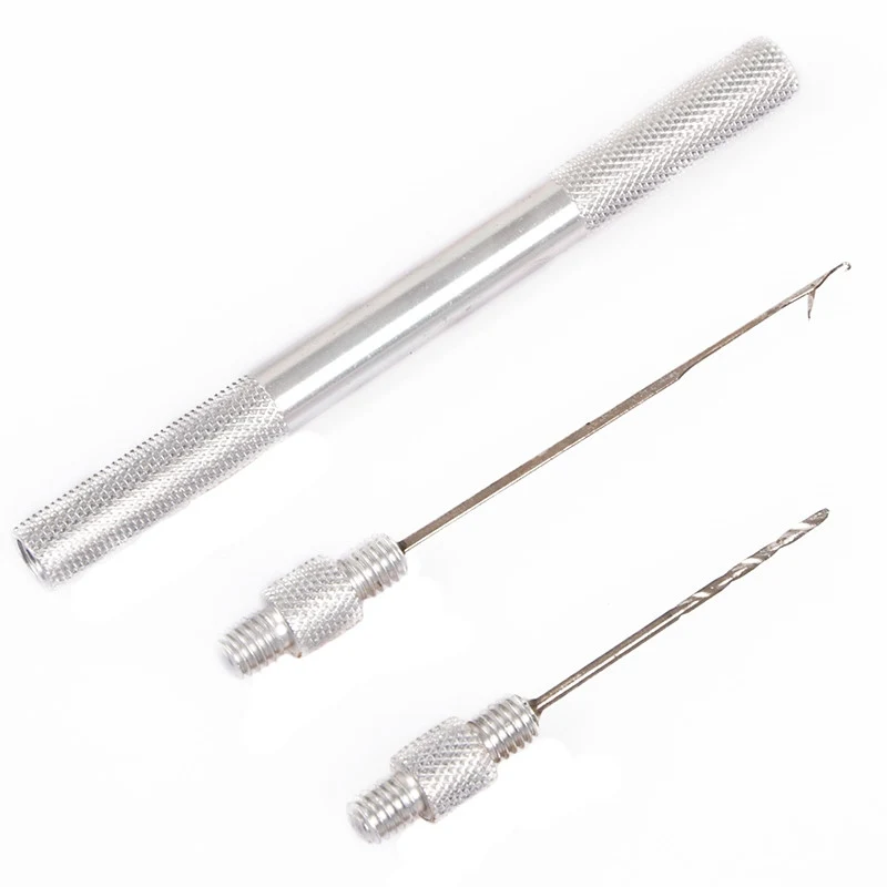 

Carp Fishing Rigging Bait Needle Kit Tool Set Bait Drill Stringer Needle Aluminum Alloy Tackle