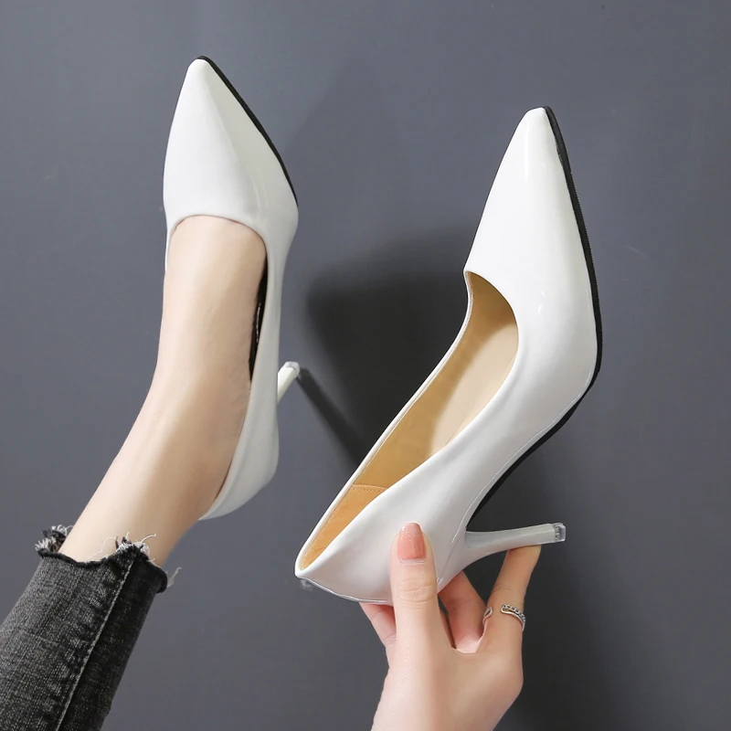 Women's Pumps 7cm Thin Heels  Dress Classic Shoes Super Big Size 49 50 Plus Size megamarketplace Experience both style and co...