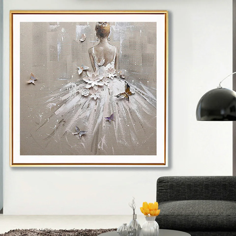 5D DIY Diamond Painting Full Square/Round Drill &quotBallet girl&quot Cross Stitch Embroidery Set Mosaic Picture Decor Gift | Дом и сад
