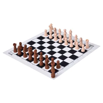 Chess Board Game Beginner Chess Convenient Lightweight Board Game Toy Silicone Carrying Travel Chess Board Game With Silicone 1